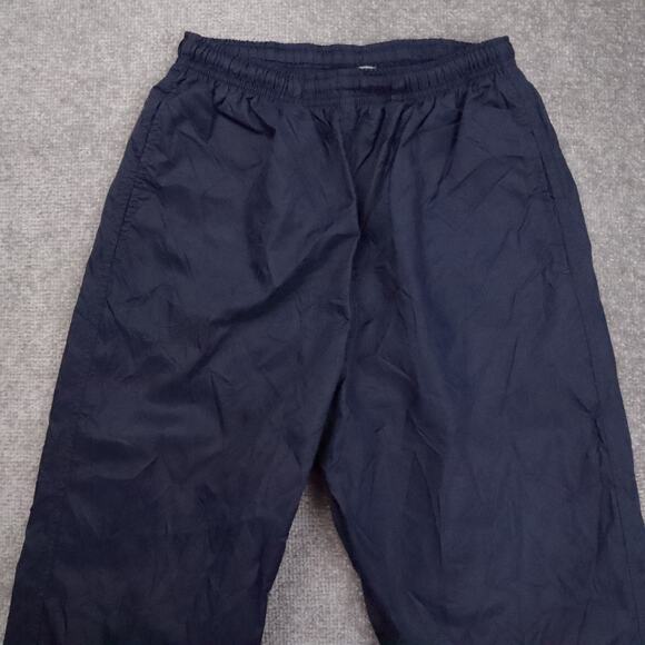 VTG 90s Nike Jogger Youth Small Navy Blue Elastic Drawstring Track Pants - Picture 6 of 10